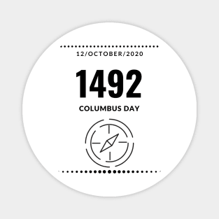Columbus day Magnet